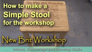 How to make a Workshop Stool [upl. by Diao]