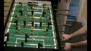 Foosball  Tornado 2 Bar Pull Shot [upl. by Asel]