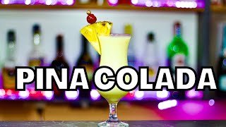 🍹PIÑA COLADA CLASICA 🍍 COCTEL CON RON BLANCO  Mentor joglan [upl. by Ahsuas869]