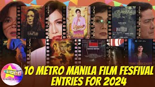 10 Metro Manila Film Festival Entries for 2024 [upl. by Urissa]