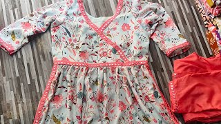 frock style cutting and stitching 👈❤ new trending sewing [upl. by Collie545]