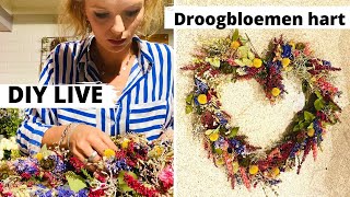 LIVE BLOEMSCHIKKEN met DROOGBLOEMEN  30 September  Carlein Tukkers [upl. by Neelloj820]