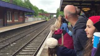 Flying Scotsman Flies through Twyford towards Salisbury 21 May 2016 [upl. by Aivart]