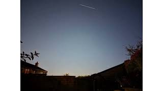 ISS International Space Station and bright Meteor [upl. by Maje425]