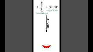 Crossed Aldol Condensation Reaction  Formaldehyde amp Acetaldehyde  3hydroxy propanal  cbse [upl. by Milas]