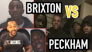 AMERICAN REACTS TO BRIXTON VS PECKHAM INFAMOUS BEEF IN LONDON [upl. by Schoof557]