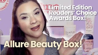 ALLURE READERS’ CHOICE AWARDS WINNERS’ LIMITED EDITION BOX Tatcha Charlotte Tilbury amp More [upl. by Whiney]