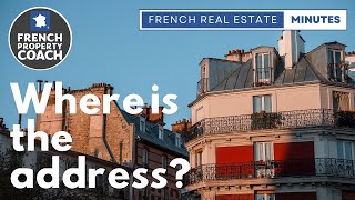 Why is there no address in French real estate listings [upl. by Nyleahcim14]