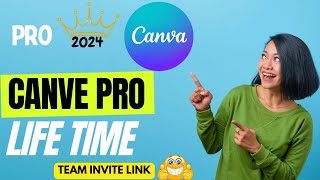 Canva Pro Team Invite Link  Canva Pro Free Lifetime In 2024 [upl. by Yoo]