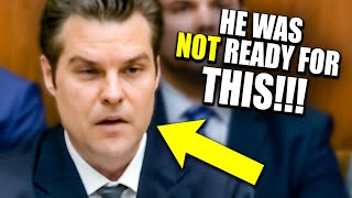 BOOM Dem Reminds Matt Gaetz EXACTLY Why He Should Stop Talking [upl. by Calle]