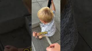 Son Excitedly Greets Dad After Helicopter Lands 🚁 😍 [upl. by Lucas]