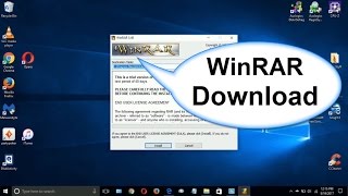 How to downLoad WinRAR and WinRAR download  Windows 10 Free amp Easy 2017 [upl. by Alimhaj]