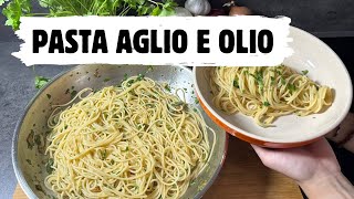 Spaghetti Aglio e Olio  Simple amp Delicious Italian Recipe 🍝✨ [upl. by Robenia]