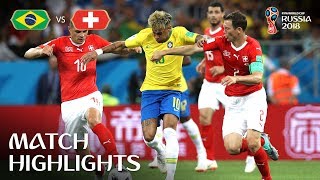 Brazil v Switzerland  2018 FIFA World Cup  Match Highlights [upl. by Enajiram]