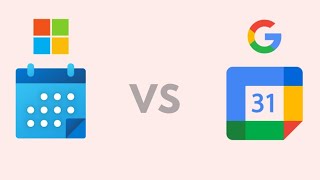 Microsoft Calendar VS Google Calendar 2022 [upl. by Eldnek661]