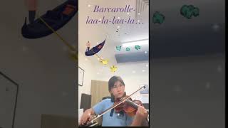 barcarolle violin [upl. by Averat]