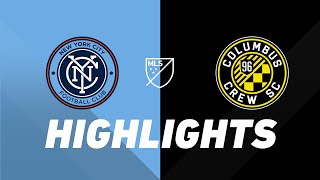 NYCFC vs Columbus Crew  HIGHLIGHTS  August 21 2019 [upl. by Enom]