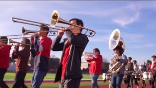 Chippewa Valley Marching Band prepares for Americas Thanksgiving Parade [upl. by Asserak]