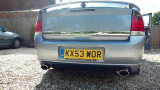 Vectra C 20T MIJ Exhaust  a lot of wind [upl. by Nawk]