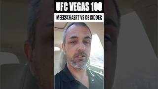 Gerald Meerschaert vs Reinier de Ridder PREDICTION UFC [upl. by Abocaj]