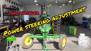 Power Steering Adjustment  John Deere 720 [upl. by Ennaehr]