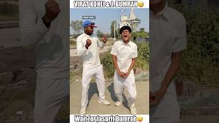 Virat Kohli and Jasprit bumrah on fire😁 shorts cricket enemy [upl. by Angadresma]