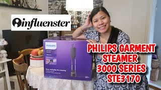 PHILIPS GARMENT STEAMER 3000 SERIES  STE3170  INFLUENSTER  VOXBOX  UNBOXING [upl. by Mandelbaum699]