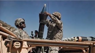 M106A3 Mortar Carrier amp Crew In Action [upl. by Oneladgam501]