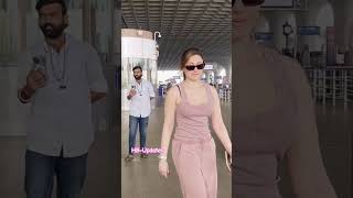 Shefali jariwala spotted at Airport 😍shefalizariwala hindustanibhau trending viralvideo youtube [upl. by Pail]