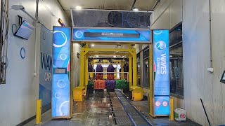 WashTec SoftLine 2 Tunnel at Waves car wash in Gungahlin ACT [upl. by Chadwick]