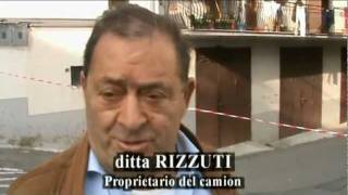 Petilia Policastro camion Rizzuti sprofonda e crea voragine telereporter Gino Ierardi [upl. by Anirahs980]