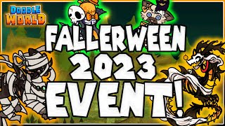 Fallerween Event Halloween Doodle World 2023 [upl. by Llerrahs]