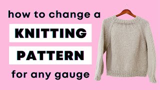 How to Knit a Top Down Raglan Sweater in ANY Needle Size  Yarn Weight [upl. by Sicard]