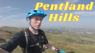 Pentlands mtb vlog Castlelaw amp Caerketton singletrack [upl. by Alwyn]