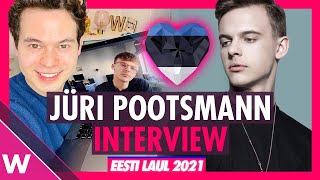 Jüri Pootsmann  Magus melanhoolia interview  Eesti Laul 2021 [upl. by Upshaw]