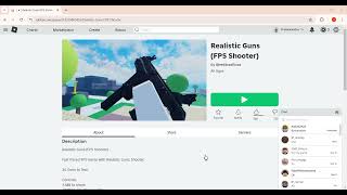 ✦ Realistic Guns FPS Shooter Roblox [upl. by Eiramnaej]