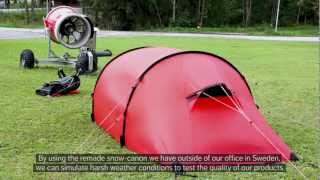 Handling your Hilleberg tent in strong winds [upl. by Svirad]