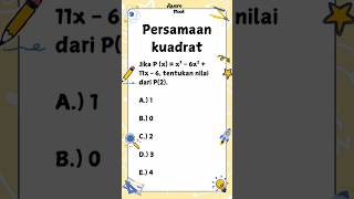 Mencari nilai dari Persamaan Kuadrat matematikasmp matematika persamaankuadrat matematikamudah [upl. by Cristiano249]