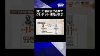 【ニュース】信用度を点数化 クレジット機関開示 [upl. by Kattie]