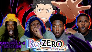 ReZERO Openings 14 Reaction What Anime Has The Best Ops  Anime OP Reaction [upl. by Aidile257]