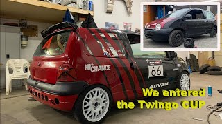 Twingo CUP Prep with the WORST starter car [upl. by Kirchner]