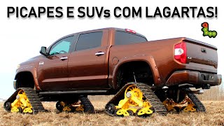 Picapes e SUVs equipados com lagartas 🐛 [upl. by Roley475]