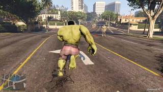 GTA 5 HULK VS Thanos [upl. by Aikyt]