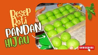 Resep Roti Pandan hijau isi Coklat [upl. by Yreffeg]