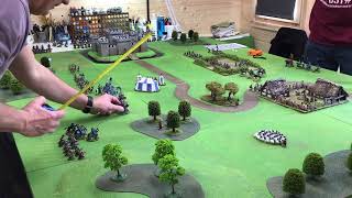 lion rampant battle report a channel first Check description for retinue lists and scenario [upl. by Resor809]