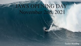 Opening Day at Jaws  Big Wave Surfing  11221  Kai Lenny Billy Kemper Walsh Albee Layer amp co [upl. by Ikim332]