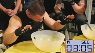 Bodybuilders Try To Eat 900 Grams of Protein Like Furious Pete [upl. by Pachton]