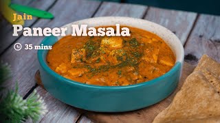 Jain Paneer Masala  NoOnion NoGarlic Paneer Gravy  Jain Recipes  Cookd [upl. by Anilad796]