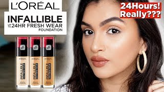 Loreal Infallible Lipstick amp Eye Paint Review [upl. by Zacarias]