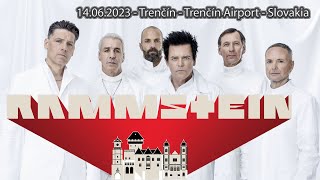 Rammstein Europe Stadium Tour 2023 Trenčín Airport Slovakia Full concert 4K [upl. by Enelhtac455]